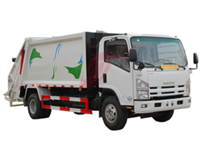 Camión compactador de basura ISUZU de 8 metros cúbicos