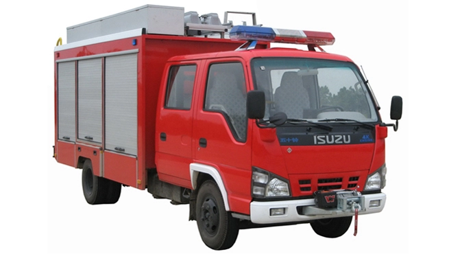 Vehículo de rescate de emergencia Mini Fast Isuzu para áreas estrechas