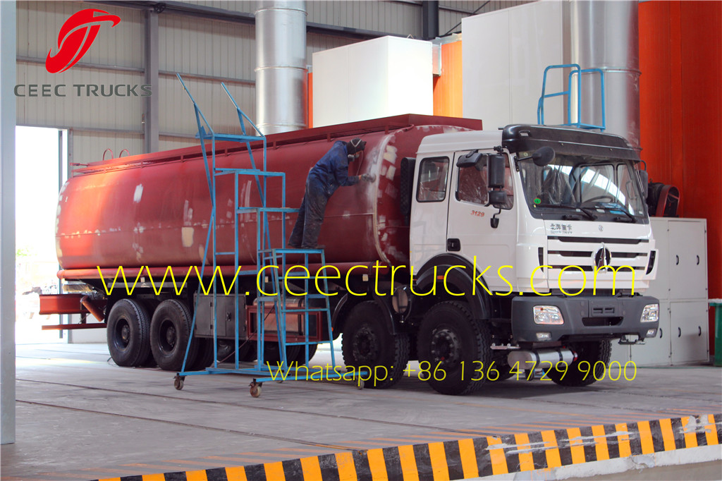 Producción de camiones de combustible Beiben 40 CBM