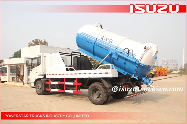 14.000 litros Uganda FVR FVZ Isuzu Camión de succión al vacío montado en camión