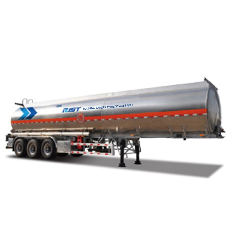 Semirremolque con tanque de combustible de aleación de aluminio - Camión líquido CIMC RJST