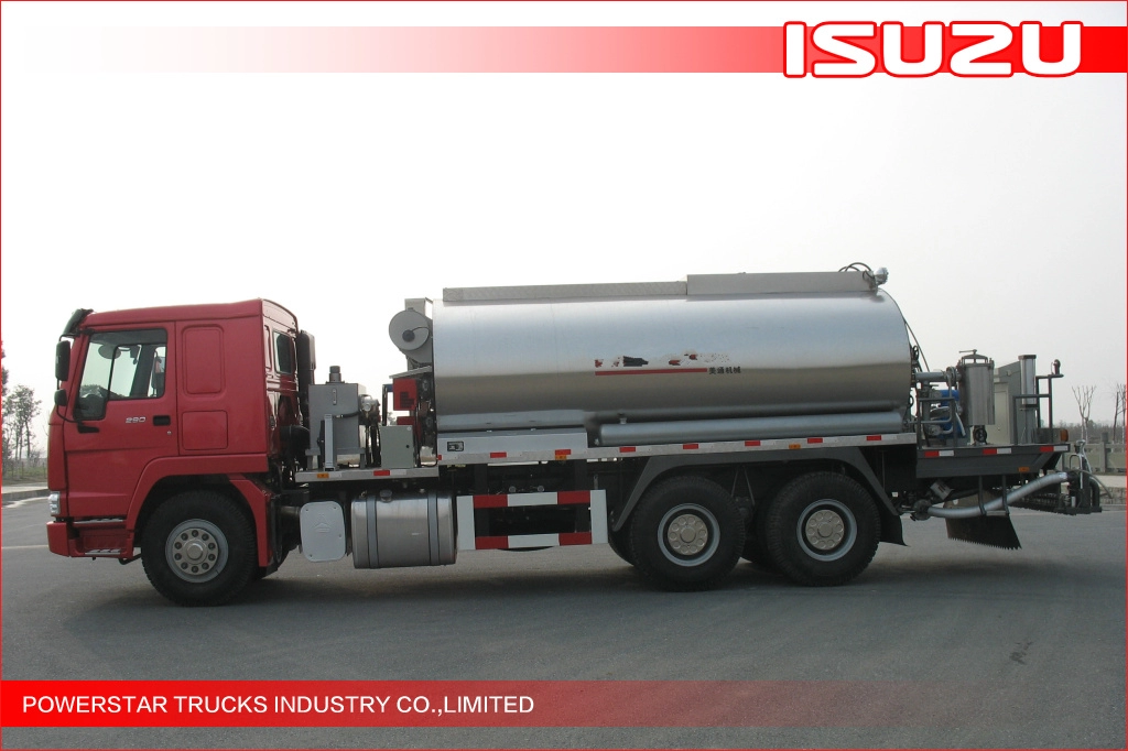 12000L 6x4 ISUZU camión distribuidor de asfalto camión de distribución de betún