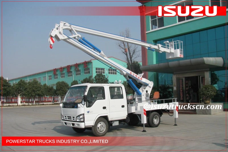 Camión telescópico de 14 m Isuzu Man Lifting Equipment