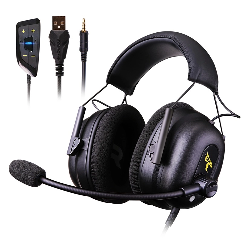 Somic G936N Driver Free 7.1 Surround Sound 3.5mm Auriculares para juegos compatibles con USB para computadora Playstation 5/4