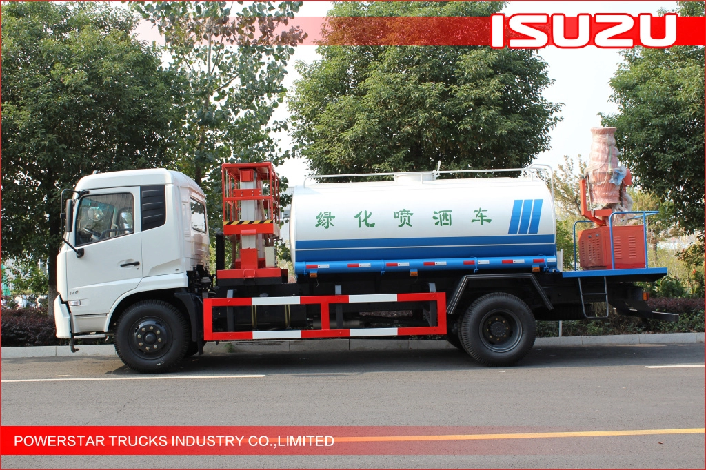 camión bowser del agua de 10000L Isuzu FTR FVR, camiones del agua potable