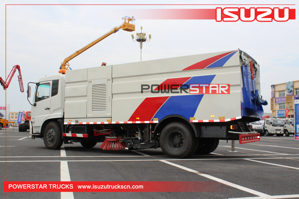 Isuzu Truck Heavy Duty Airport Vacuum Road Sweeper Truck for Philippines