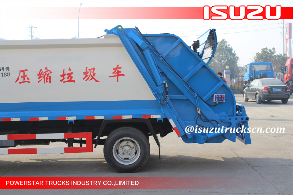 3cbm-5cbm ISUZU NKR Truck Garbage Compactor Supplier