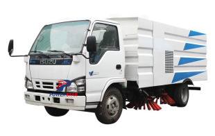 Camión barredor de limpieza de calles de 5 toneladas hecho a medida en Filipinas Isuzu