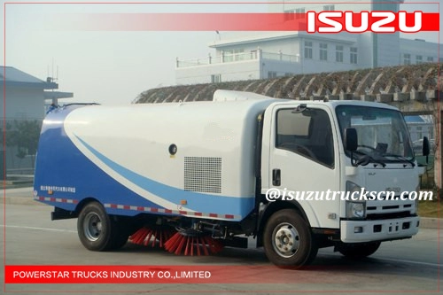 Nuevo ELF/700P Isuzu Vacío Camión barredora de caminos de tipo húmedo