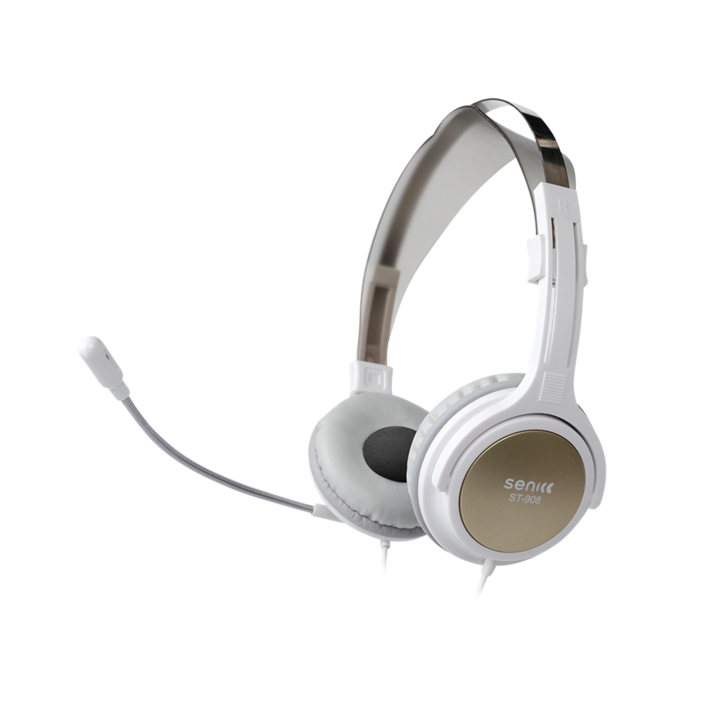 SENICC ST-908 auriculares de oficina estéreo para PC