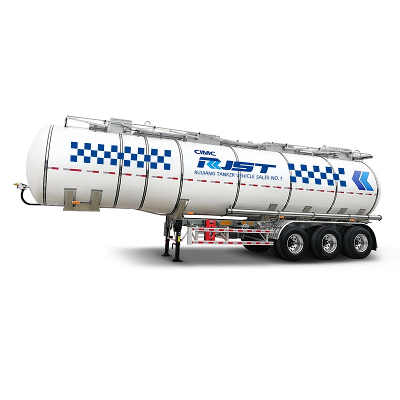 Semirremolque cisterna de líquido aislante de acero inoxidable - CIMC RJST Liquid truck