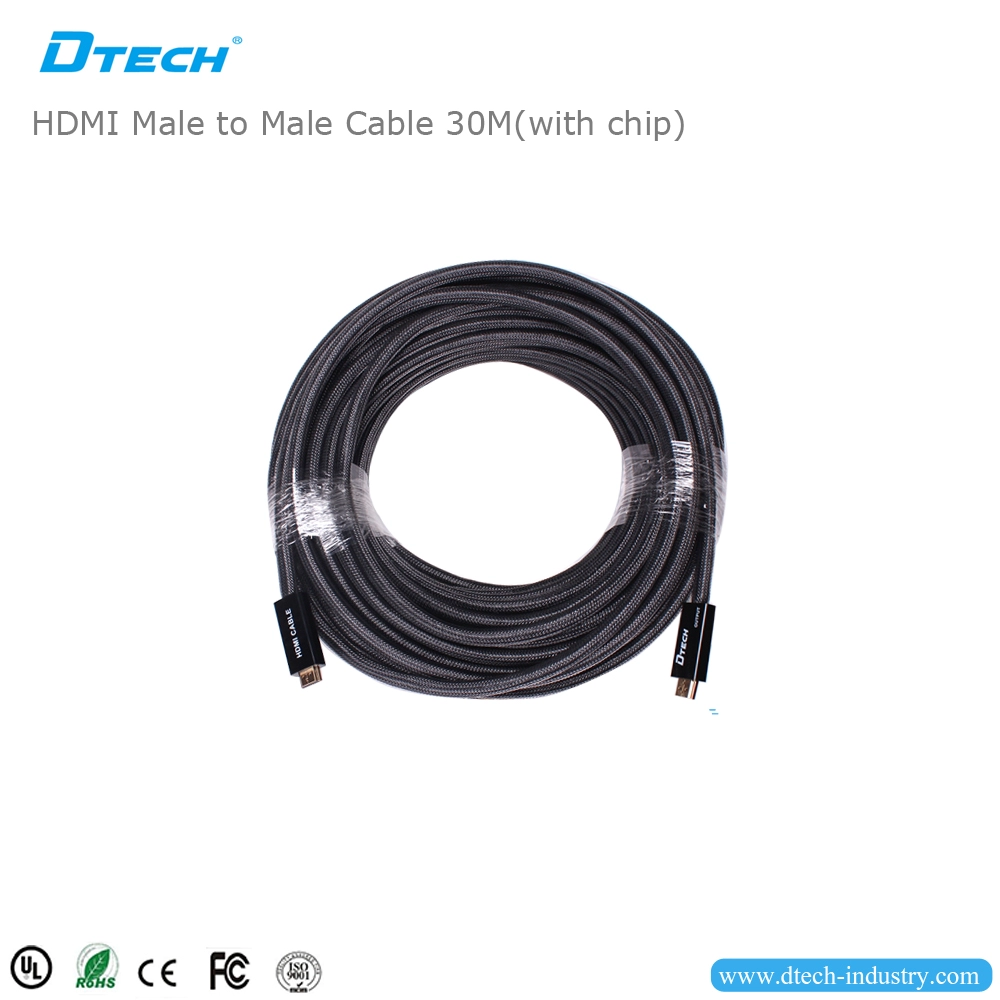 DTECH DT-6630C 30M cable hdmi con chip