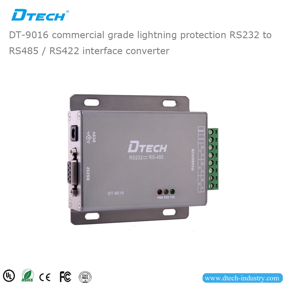 DTECH DT-9016 Aislamiento fotoeléctrico industrial RS-485 repetidor