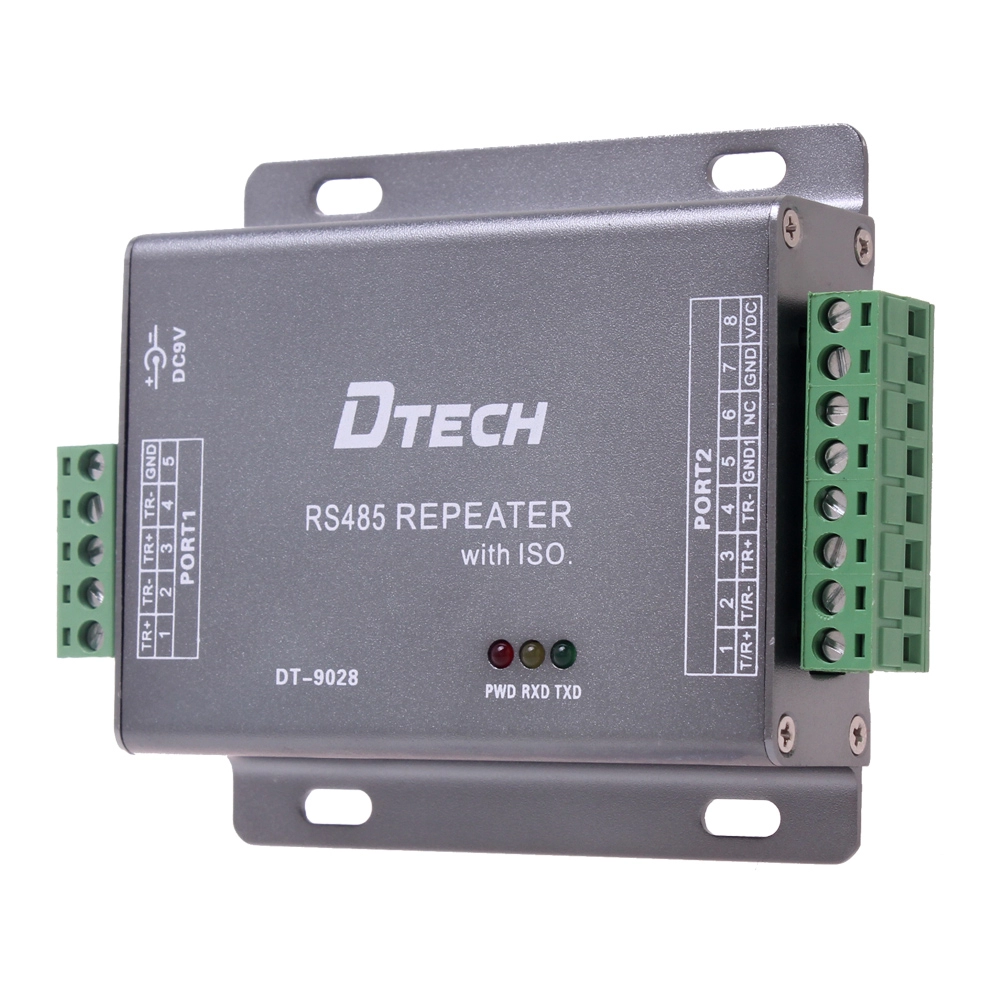 DT-9028 Protección contra rayos de grado industrial Convertidor de interfaz RS232 a RS485 RS422