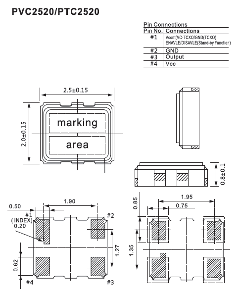 Temperature Compensated Crystal Oscillators