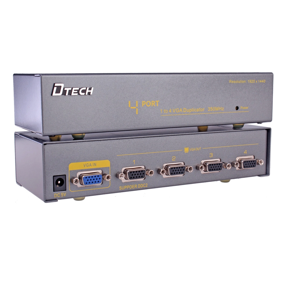 DT-7354 DIVISOR VGA DE 1 A 4 350 MHz