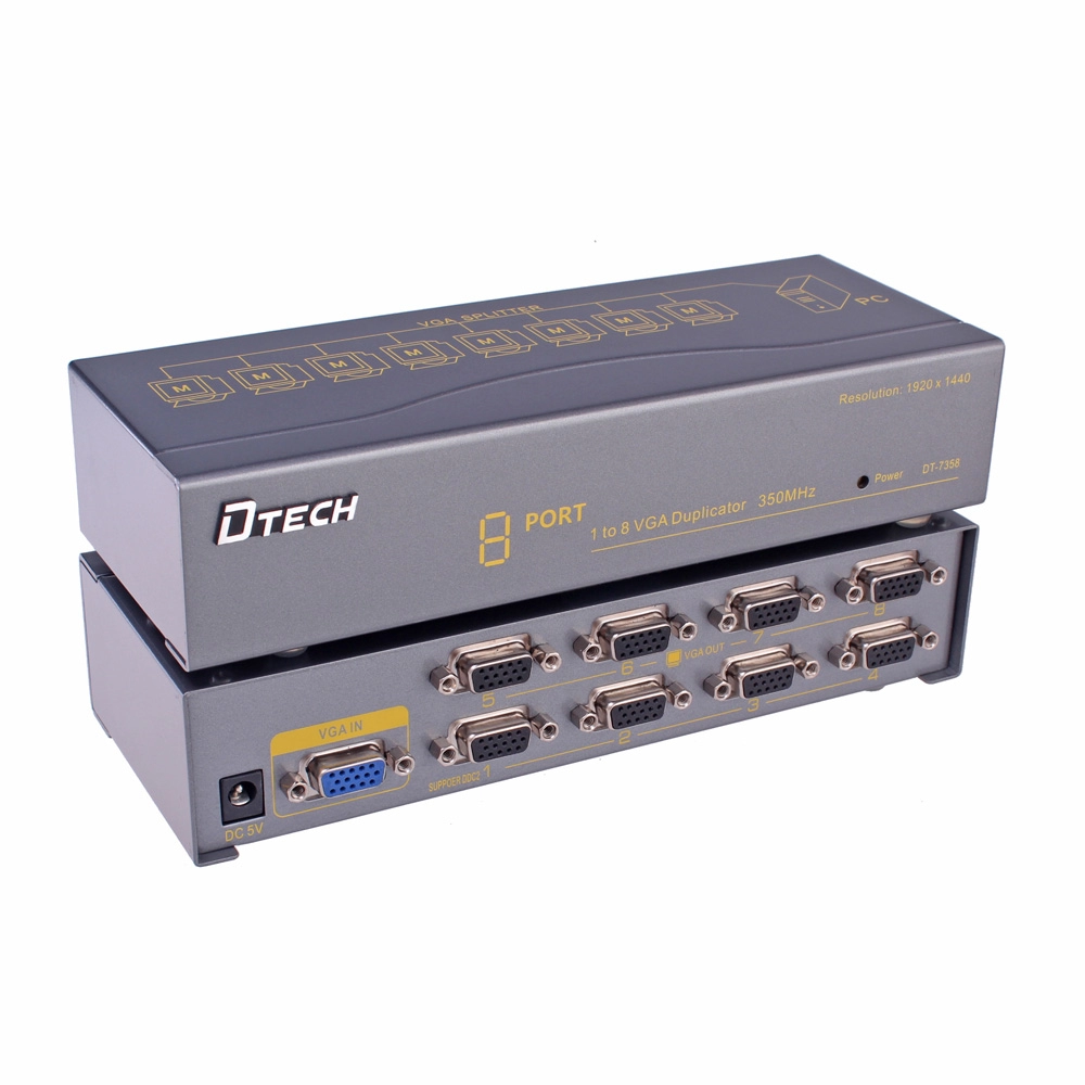 DT-7358 DIVISOR VGA DE 1 A 8 350 MHz