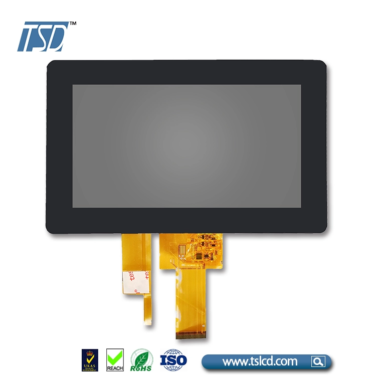 Módulo LCD TFT de 7” de alto brillo de 500 nits con CTP