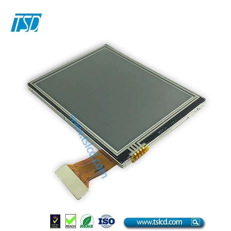LCD TFT transflectivo de 3,5" legible a la luz del sol sin panel táctil