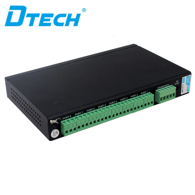 HUB RS485 de 8 puertos de grado industrial DTECH DT-9028I