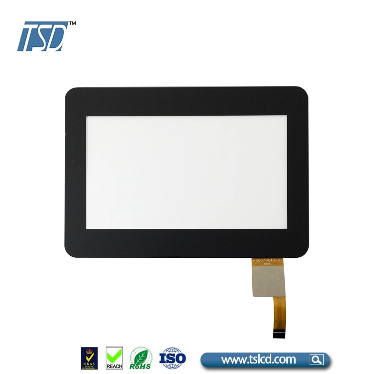 Lente de cubierta TFT Pantalla LCD TFT de 4.3'' con CTP