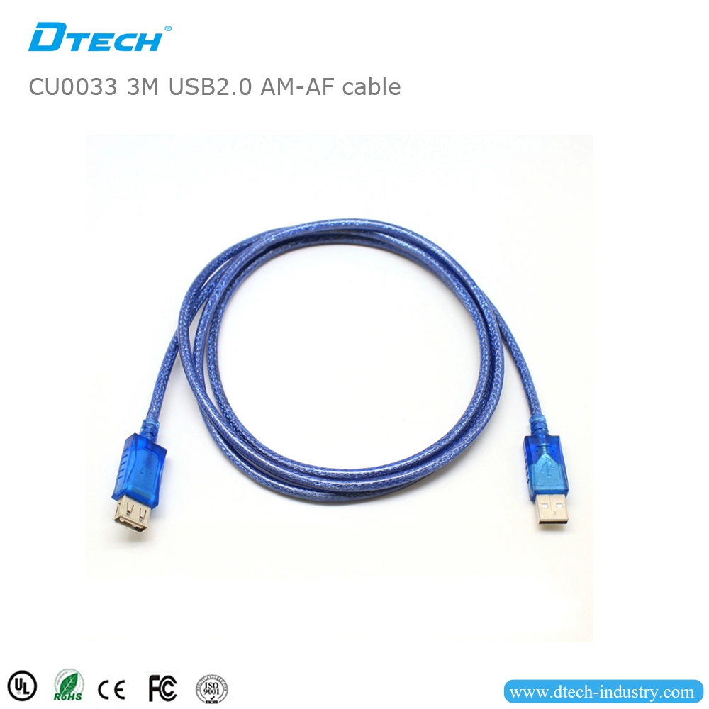 DTECH CU0033 Cable 3M USB2.0 AM-AF