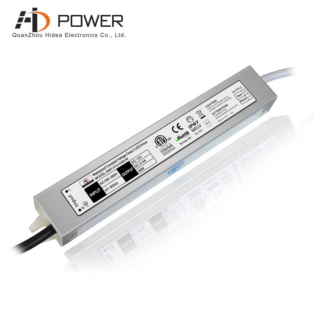 comprar tira de led ETL CE modelo de controlador de led 12v 24v 36w