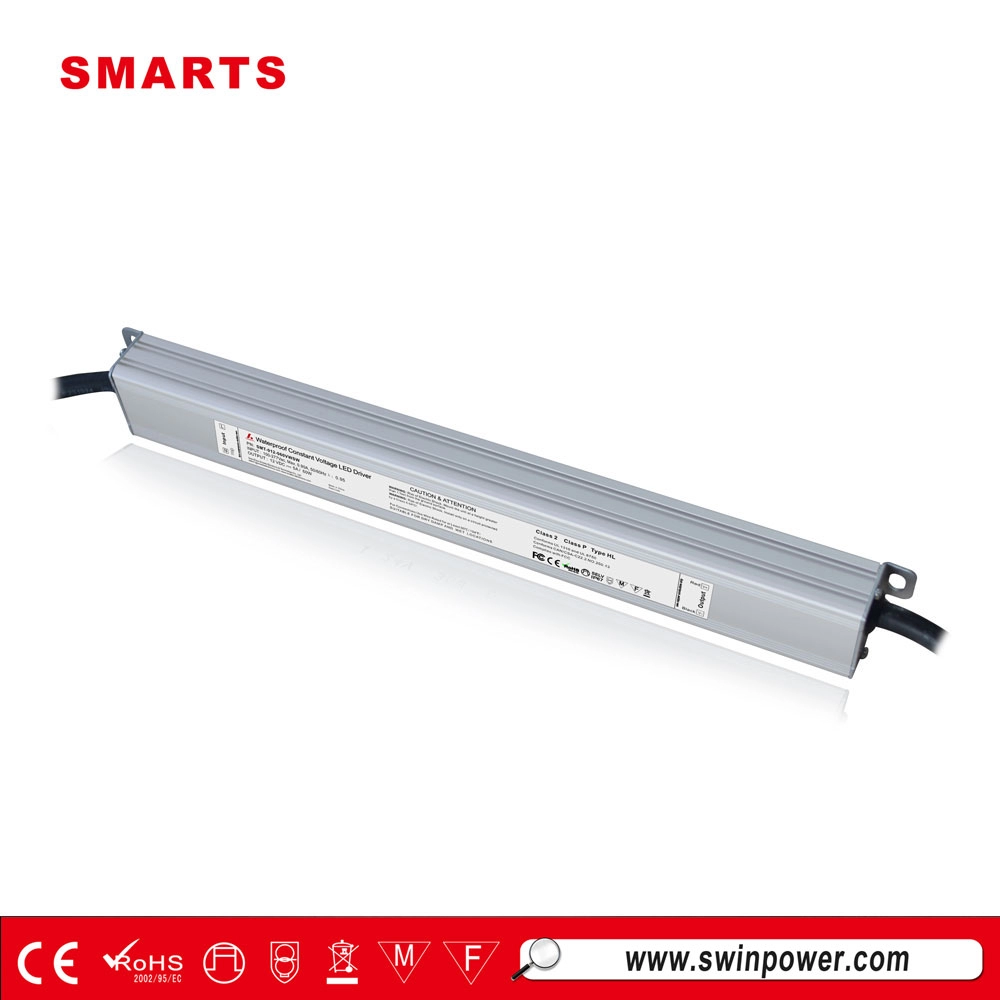 277v entrada UL cUL 12 v 60w iluminación de tira led pantalla fuente de alimentación impermeable