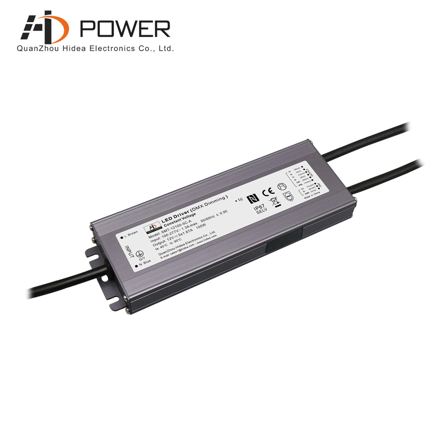 controlador de led regulable 12v 100w fuente de alimentación led
