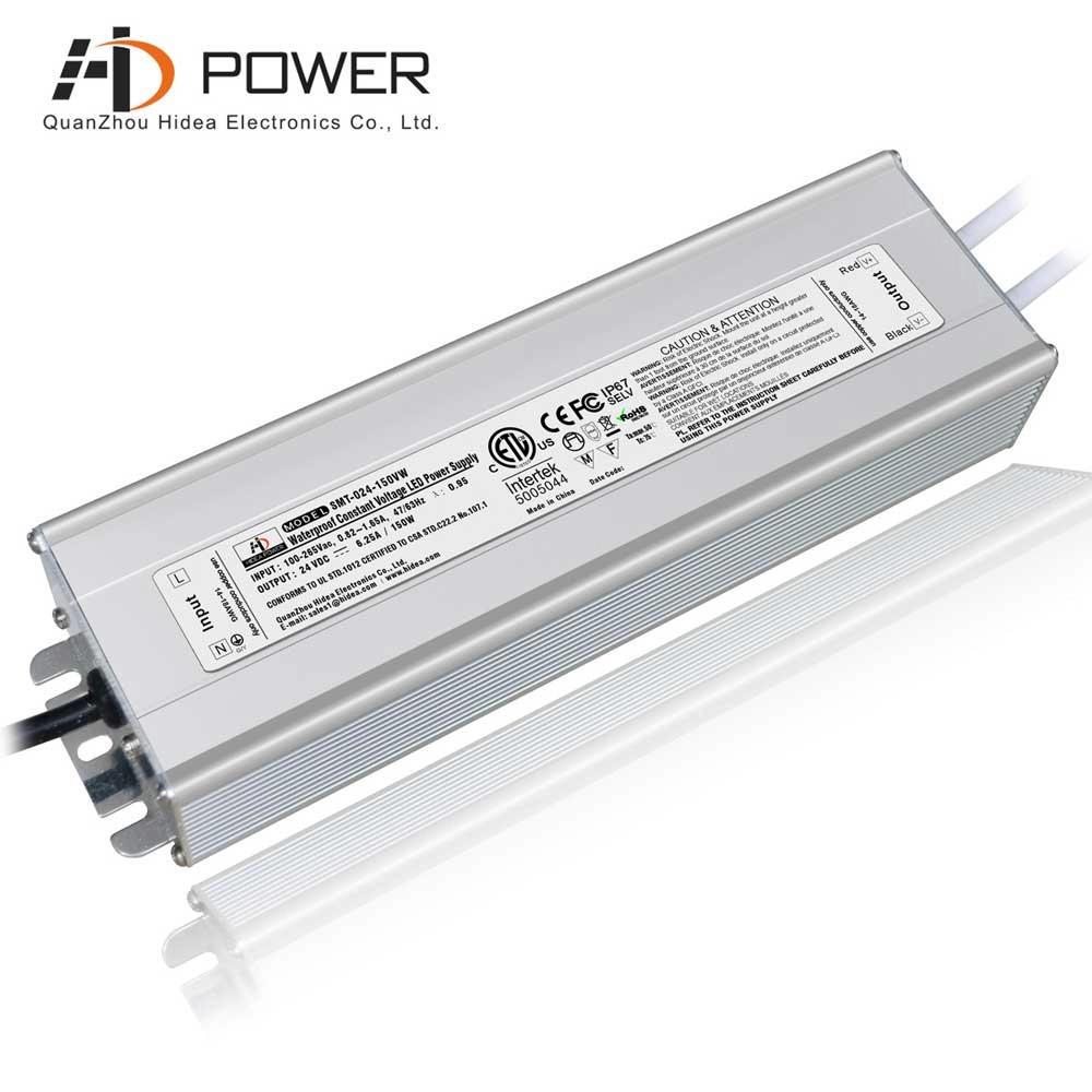 Controlador de luz de panel led de 150w, transformador de 12v para luces led