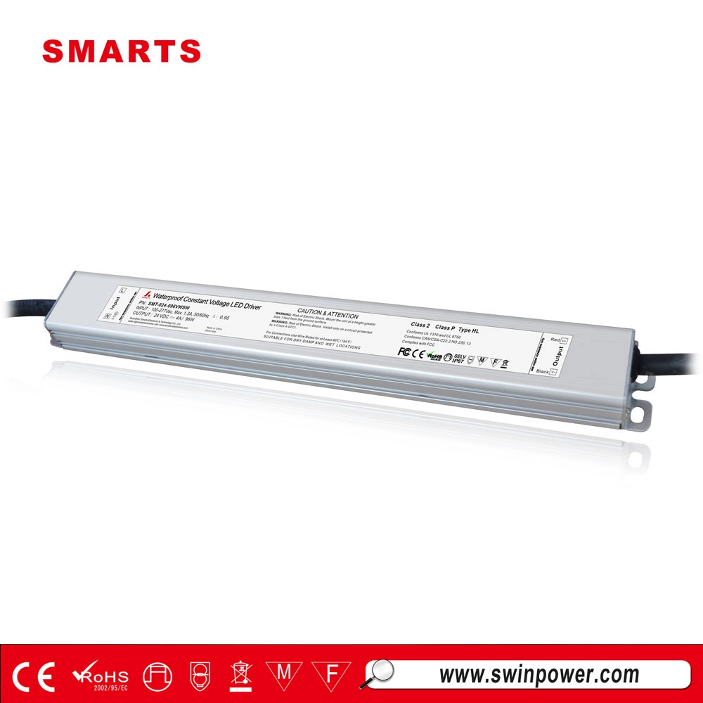 controlador de led ultra delgado al aire libre ip66 12v 24v 36v 100w delgado para luz de techo led