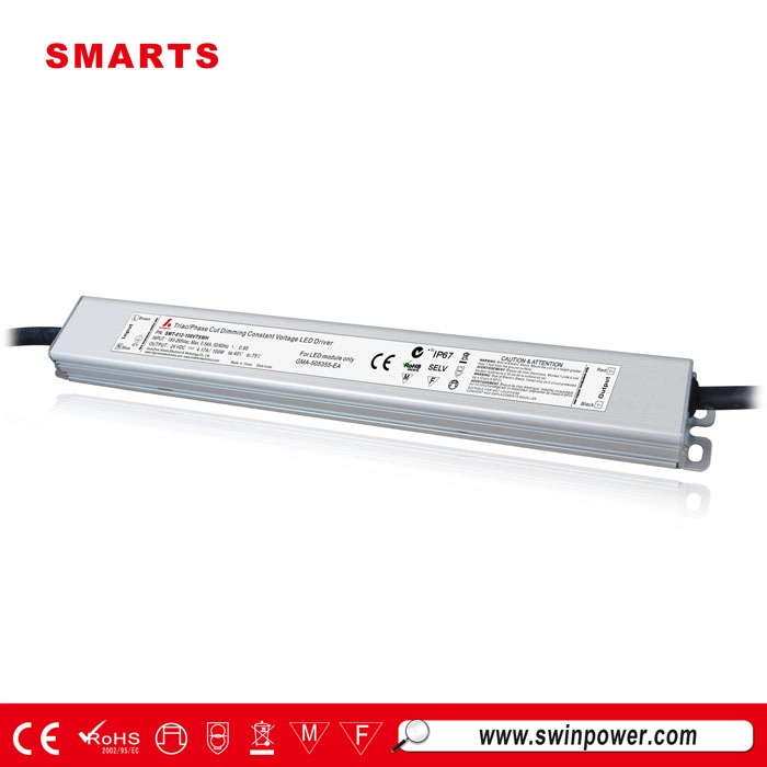 12v 200-240 voltios 100w lámpara de luz de tira LED fuente de alimentación impermeable