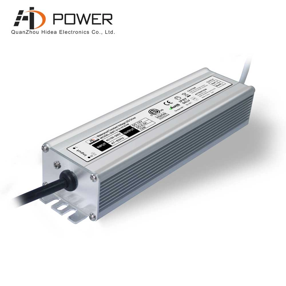 Proveedores de controladores led universales ETL 12V 72w