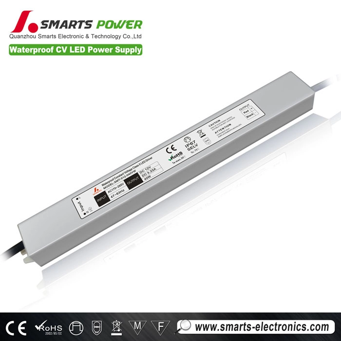 Transformador LED de voltaje constante de CA a CC 12V 40W