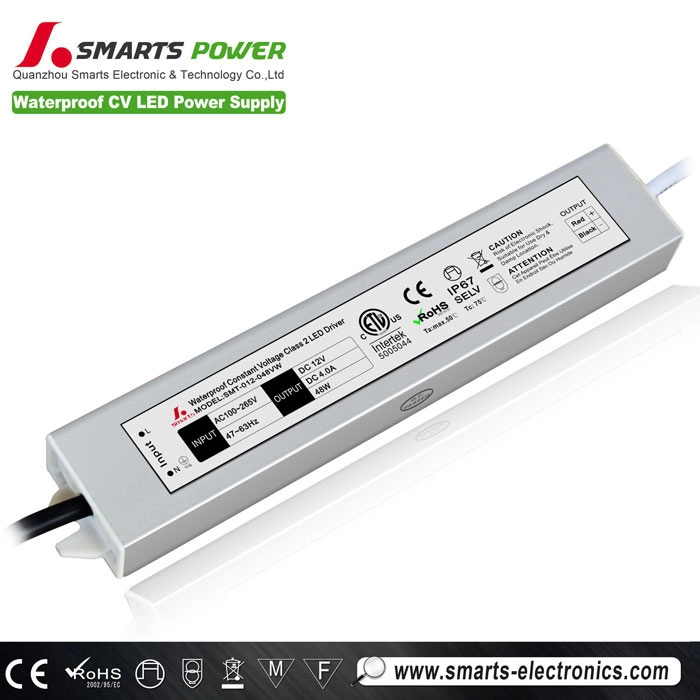 Controlador LED de voltaje constante CA a CC 12V 48W