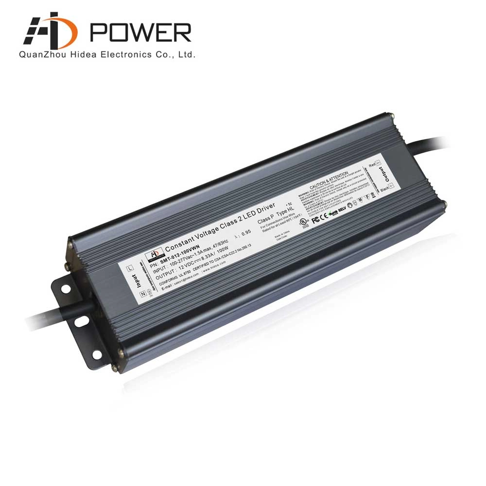 Controlador LED de voltaje constante no regulable 12v 80w listado por UL