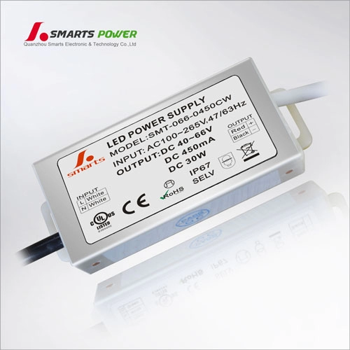 Mercado chino de controlador de downlight led de corriente constante electrónico 450ma 30w