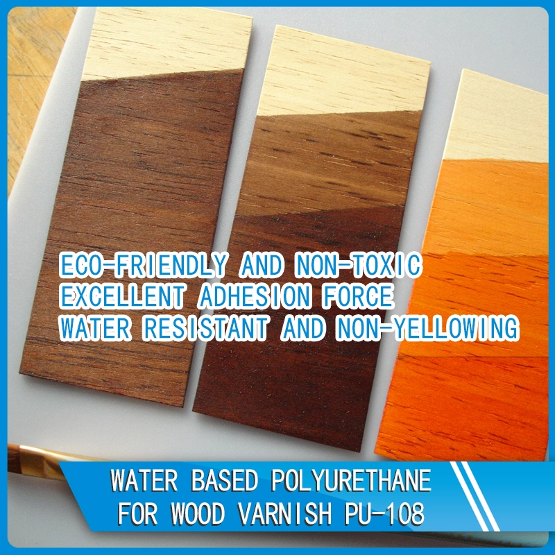 Poliuretano base agua para barniz de madera PU-108