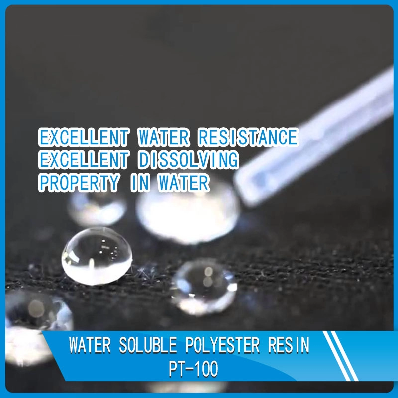 Resina de poliéster soluble en agua PT-100