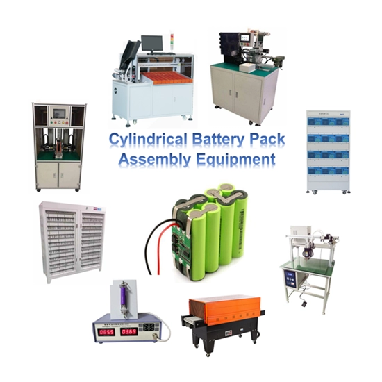 18650 26650 32650 21700 Paquete de batería de litio cilíndrico Equipos de planta de ensamblaje para paquete de batería de iones de litio