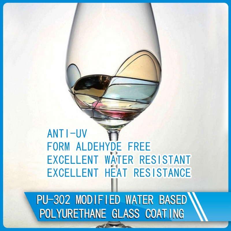 Revestimiento de vidrio de poliuretano base agua modificado PU-302