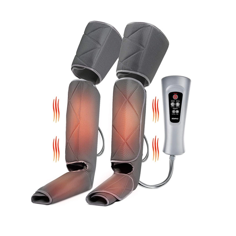 Masajeador de pies, pantorrillas, rodillas y piernas con compresión de aire con calefacción