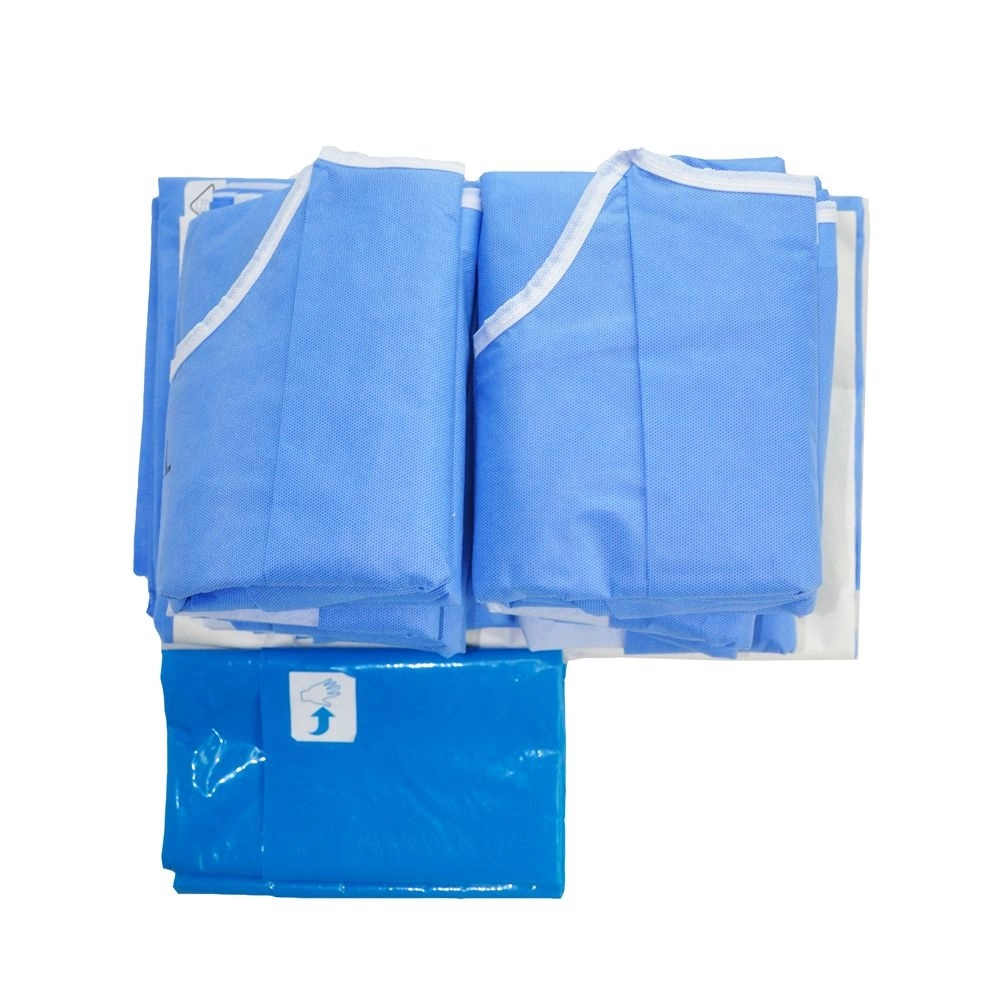 Kit de paquete de cesárea de cirugía desechable