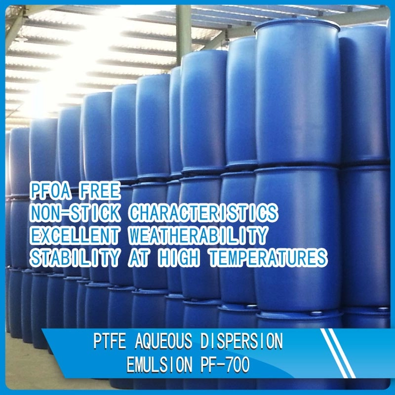 Emulsión de dispersión acuosa de PTFE PF-700