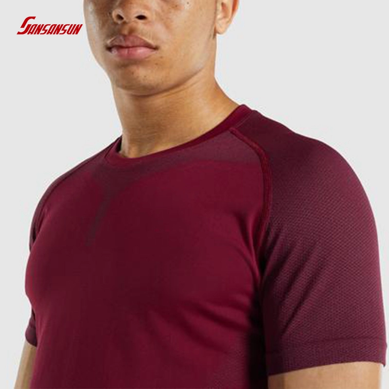 Gym Wear Workout Tops Hombres Camisas