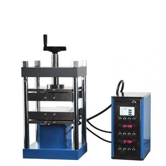 Prensa caliente hidráulica automática de laboratorio de 300 ℃ 40T con control de presión de alta precisión