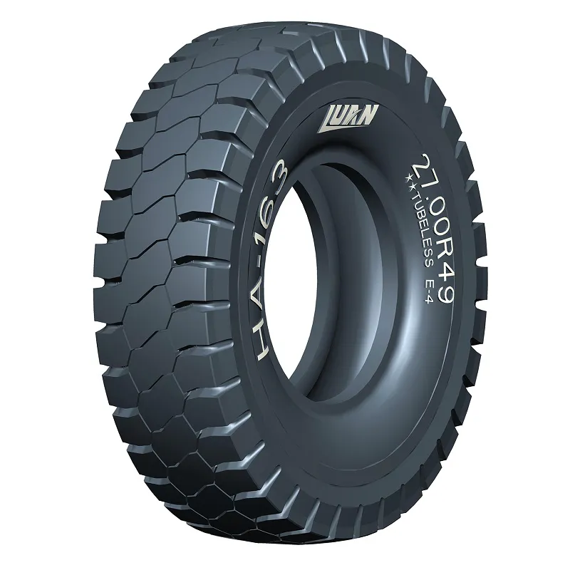 27.00R49 Patrón de neumáticos gigantes para minería HA163 para camiones volquete rígidos de 100 toneladas