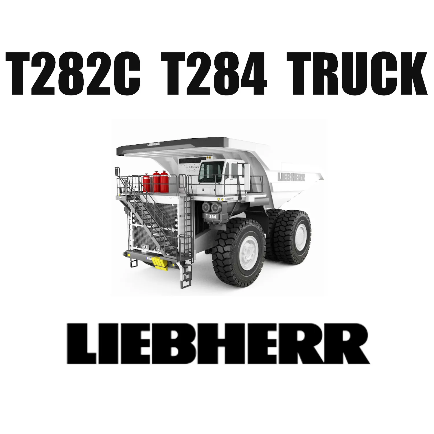 Los camiones Liebherr T282C T284 funcionan en minería de superficie con neumáticos para movimiento de tierras 59/80R63