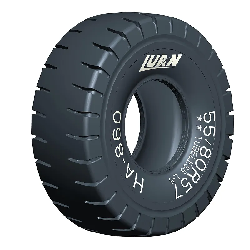 Neumáticos de cargadora de ruedas de alta calidad 55/80R57 para equipo pesado