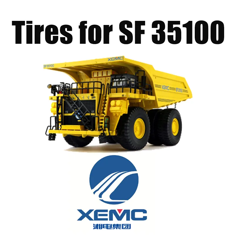 Neumáticos OTR para excavadoras 53/80R63 con tracción perfecta para camiones de transporte XEMC SF35100
